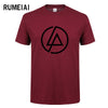 RUMEIAI  Summer Fashion Men T Shirt Lincoln LINKIN Park T-Shirt Cotton Linkin Brand Clothes Short Tops Tees