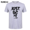 RUMEIAI summer New High quality men T shirt casual short sleeve o-neck 100% cotton t-shirt men brand white black tee shirt