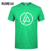 RUMEIAI  Summer Fashion Men T Shirt Lincoln LINKIN Park T-Shirt Cotton Linkin Brand Clothes Short Tops Tees