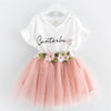 Girl Mesh Dress New Spring Dresses Children Clothing Princess Dress PinkWool Bow Design 2-8 Years Girl Clothes Dress