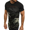 Summer New Camo T-Shirts Men's Slim Fit O Neck Short Sleeve printing Tee Shirts Casual