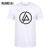 RUMEIAI  Summer Fashion Men T Shirt Lincoln LINKIN Park T-Shirt Cotton Linkin Brand Clothes Short Tops Tees