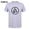 RUMEIAI  Summer Fashion Men T Shirt Lincoln LINKIN Park T-Shirt Cotton Linkin Brand Clothes Short Tops Tees