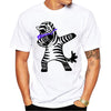 Summer Fashion Dabbing Pug T-Shirt Newest Men Funny T Shirts Dabbing Horse/Cat/Zebra/Panda Tops Hip Hop Tee