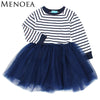 Girl Mesh Dress New Spring Dresses Children Clothing Princess Dress PinkWool Bow Design 2-8 Years Girl Clothes Dress