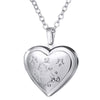 U7 Locket Necklaces 12 Constellations/Zodiac Heart Pendant & Chain Mother's Day Gift Men/Women Jewelry Necklace P1158