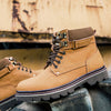 Fashion Genuine Leather Men Ankle Boots Warm Winter Snow Warm Men's Boot