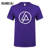 RUMEIAI  Summer Fashion Men T Shirt Lincoln LINKIN Park T-Shirt Cotton Linkin Brand Clothes Short Tops Tees