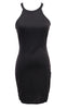 Fashion Women Bandage Bodycon Evening Sexy Party Mini Dress Women Ladies O-Neck Off Shoulders Mini Dress