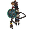 Yumfeel Vintage Ethnic Style Fish Elephant Wood beaded Stone Pendants & Necklaces Statement Nepal Necklace Women Men Jewelry