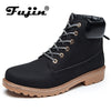 Fujin SPRING Winter plush Warm Women winter boots shoes Wedge Casual Shoes Outdoor Waterproof Height Increasing Snow Boots