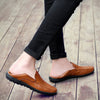 Valstone Brand Leather Shoes Men Italian handtailor moccasins hot sale non-slip loafers flats driving shoes large sizes 47