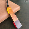 Fashion Women Men Necklace Handmade Vintage Resin Wood Necklaces Pendants Long Rope Wooden Necklace Jewelry