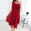 CALOFE Summer Beach Dresses Sleeveless Boho Dress Women O-neck Loose Elastic Vestidos Bohomian Robe Femme Mini Sundress