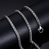 Meaeguet Classic Stainless Steel Silver Color Link Chain Necklace Snake/Box/Hanging/Curb/Flat/Twist Chain 24inch