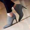 Hot Sale Pointed Toe High Heels Women Boots Basic Shoes Autumn And Winter Casual Fitted Female Single Fashion Outwear Shoe DT609