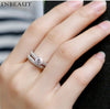 INBEAUT Women Fashion 925 Silver Shining Zircon Ring Set for Teen Girls Trendy Discount Couple Wedding Rings Bridal Jewelry