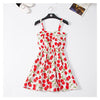 Marwin New Off shoulder ruffle Dot summer Dress women white strap chiffon beach Boho party sexy dresses vestido furits