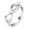 925 Sterling Silver Infinity Ring Eternity Ring Charms Best Friend Gift Endless Love Symbol Fashion Rings For Women (Ri101995)