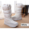 Women boots winter shoes women platform thick plush warm waterproof high snow boots botas mujer size 35-42