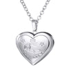 U7 Locket Necklaces 12 Constellations/Zodiac Heart Pendant & Chain Mother's Day Gift Men/Women Jewelry Necklace P1158