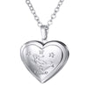 U7 Locket Necklaces 12 Constellations/Zodiac Heart Pendant & Chain Mother's Day Gift Men/Women Jewelry Necklace P1158