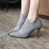 Hot Sale Pointed Toe High Heels Women Boots Basic Shoes Autumn And Winter Casual Fitted Female Single Fashion Outwear Shoe DT609