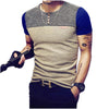 Summer Short Sleeve T Shirt Men Slim Fit T-Shirt Top Tees