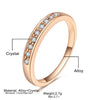 KISS WIFE New Rose Gold ring for women engagement ring bijoux jewelry fine jewelry wedding rings R029