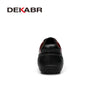 DEKABR High Quality Autumn Winter Genuine Leather Men Shoes Fashion Shoes Men Casual Shoes Lace Up Flats Zapatos Hombre Sapatos