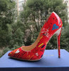 Craylorvans Specia Graffiti Colorful Women Pumps Sexy Stiletto high heels Spring Wedding Party Women Shoes