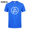 RUMEIAI  Summer Fashion Men T Shirt Lincoln LINKIN Park T-Shirt Cotton Linkin Brand Clothes Short Tops Tees