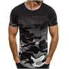 Summer New Camo T-Shirts Men's Slim Fit O Neck Short Sleeve printing Tee Shirts Casual