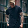 summer fashion new fitness men's short-sleeved T-shirt fitness compression shirt men's muscle fitness brothers T-shirt