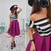 In the spring and the new fashion dress strapless bra large swing mini fringe