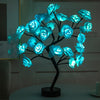 LED Table Lamp Rose Flower Tree USB Night Lights Home Decoration LED Table Lights Parties Wedding Bedroom