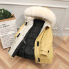 Large Natural Raccoon Fox Fur Hooded Winter Down Coat Women 90% White Duck Down Jacket Thick Warm Parkas Female Outerwear