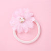 Balleenshiny Infant Child Hair Band Three-dimensional Alloy Rhinestone Crown Headdress Baby Girl Mesh Elastic