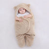 Baby Sleeping Bag Ultra-Soft Fluffy Fleece Newborn Receiving Blanket Infant Boys Girls ClothesSleeping