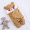 Baby Sleeping Bag Ultra-Soft Fluffy Fleece Newborn Receiving Blanket Infant Boys Girls ClothesSleeping