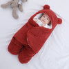 Baby Sleeping Bag Ultra-Soft Fluffy Fleece Newborn Receiving Blanket Infant Boys Girls ClothesSleeping