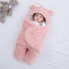 Baby Sleeping Bag Ultra-Soft Fluffy Fleece Newborn Receiving Blanket Infant Boys Girls ClothesSleeping