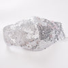 Bling Rhinestone Sequin Crystal Mask for Women Fashion Wedding