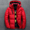 Winter Warm Men Jacket Coat Casual Autumn Stand Collar Puffer Thick Hat White Duck Parka Male Men's Winter Down Jacket