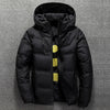 Winter Warm Men Jacket Coat Casual Autumn Stand Collar Puffer Thick Hat White Duck Parka Male Men's Winter Down Jacket