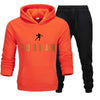 New Fashion Mens Clothing Pullovers Sweater Cotton Men Tracksuits Hoodie Two Pieces + Pants Sports Shirts Fall Winter Track