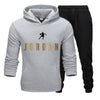 New Fashion Mens Clothing Pullovers Sweater Cotton Men Tracksuits Hoodie Two Pieces + Pants Sports Shirts Fall Winter Track