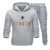 New Fashion Mens Clothing Pullovers Sweater Cotton Men Tracksuits Hoodie Two Pieces + Pants Sports Shirts Fall Winter Track