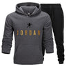 New Fashion Mens Clothing Pullovers Sweater Cotton Men Tracksuits Hoodie Two Pieces + Pants Sports Shirts Fall Winter Track