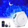 Smart life wifi APP starry sky projector galaxy projector stars moon ocean voice music control LED night